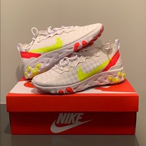 Nike React Element 55 - White Volt - image 1